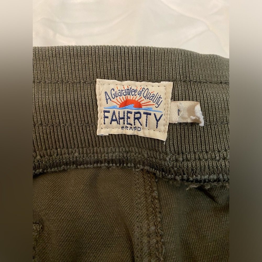 Faherty Cargo Drawstring Pants - Picture 3 of 8